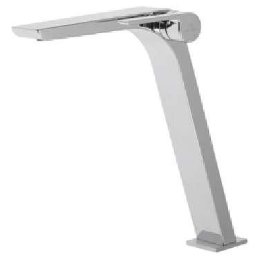 OXO I High Spout Single Lever Basin Mixer 3/8" . Flow rate 4,7 l/min. at 3 bar.